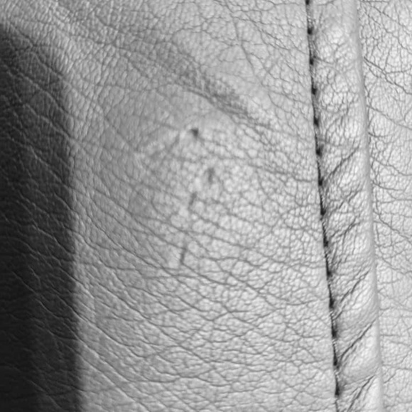 Barccini gray faux leather jacket sz 1X - Picture 7 of 7